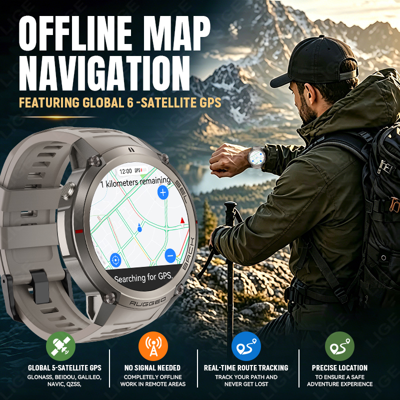 500mAh Battery GPS Offline Map - Korean Men Lifestyle review and price