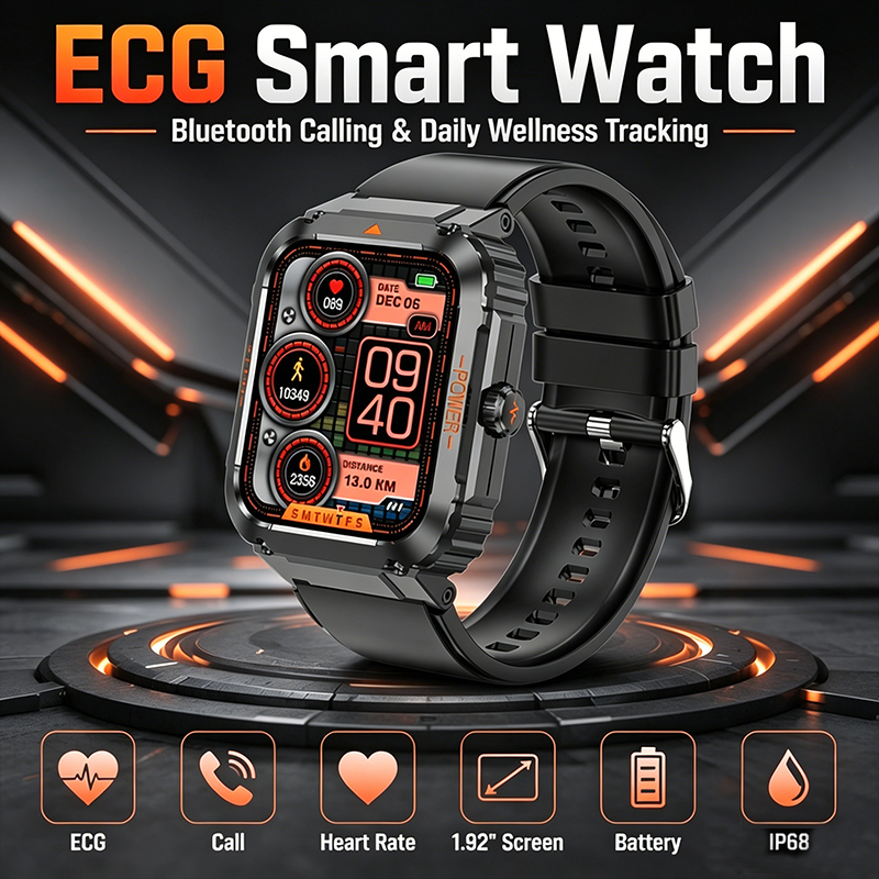GEJIAN ECG+PPG Sports Style He - Korean Men Lifestyle review and price
