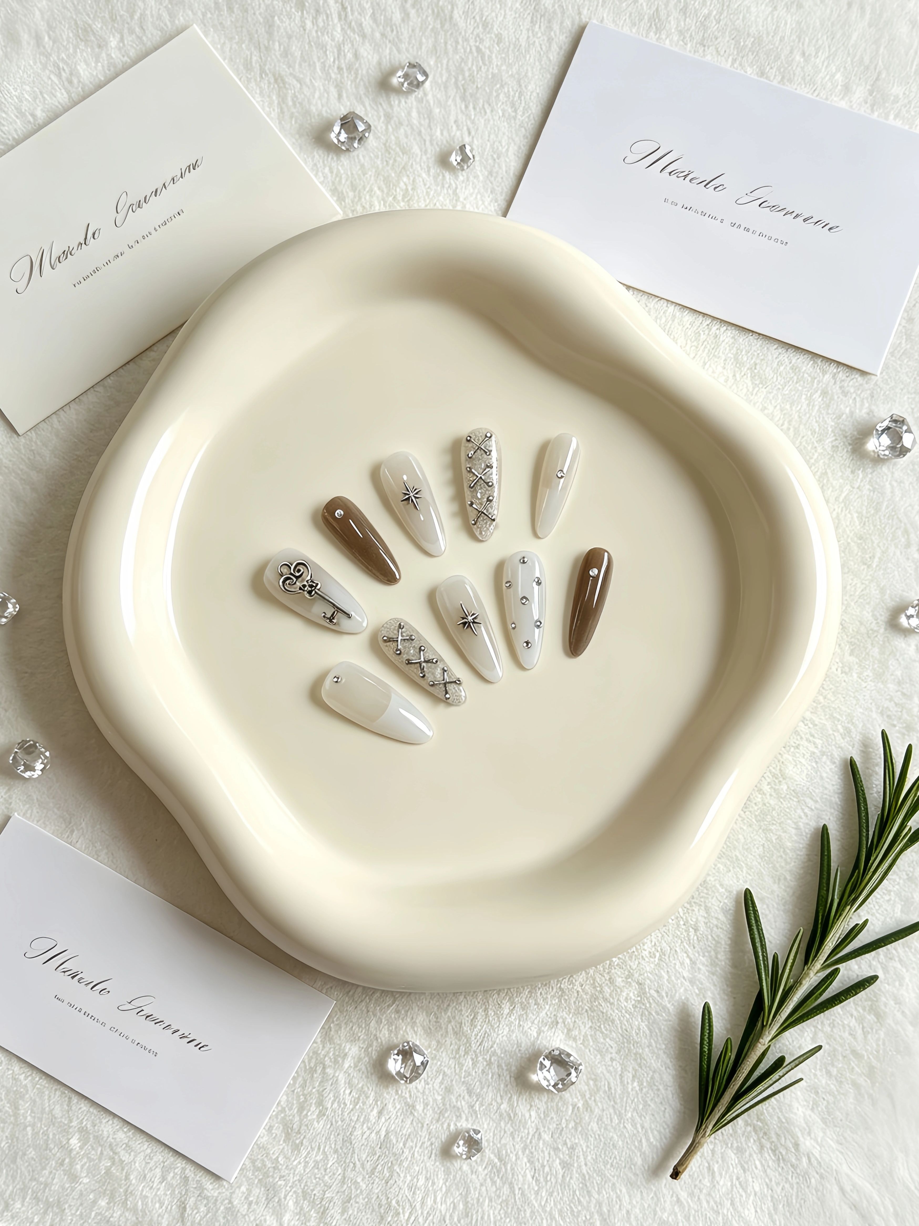 10 Long Waterdrop-Shaped Press - Korean Luxury Lifestyle review and price